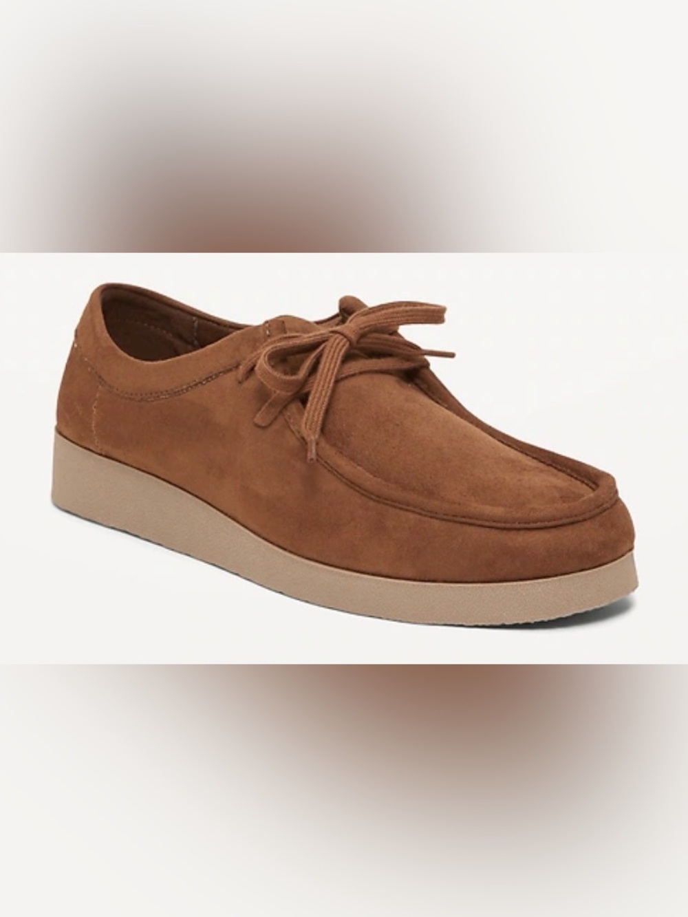Old Navy hazelnut brown Faux Suede Derby Boots for Women 🌟